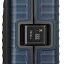 TITAN OVERSEAS - 4 - Rollen - Kabinentrolley S 55/23cm mit Vortasche (midnight blue) - Markenkoffer