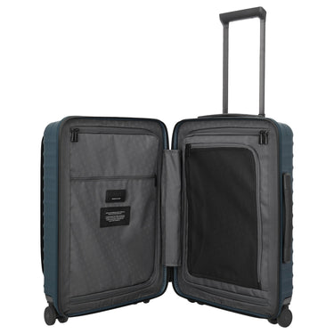 TITAN UPGRADE - 4 - Rollen - Kabinentrolley S 55/23 cm mit Vortasche (midnight blue) - Markenkoffer