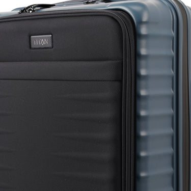 TITAN UPGRADE - 4 - Rollen - Kabinentrolley S 55/23 cm mit Vortasche (midnight blue) - Markenkoffer