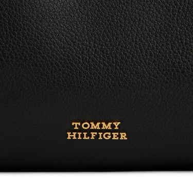 Tommy Hilfiger City Leather Hobo - Schultertasche 36 cm (black) - Markenkoffer