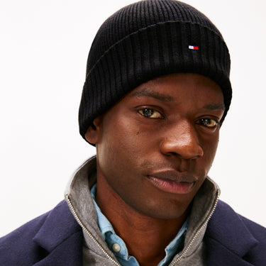 Tommy Hilfiger Flag - Beanie (black) - Markenkoffer