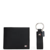 Tommy Hilfiger Flag Gift Set - Mini Wallet and Keychain (Color: black)