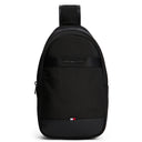Tommy Hilfiger Nylon Travel Sling Bag - Umhängetasche 32 cm (schwarz) - Markenkoffer