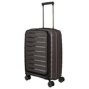 Travelite Air Base - 4 - Rollen - Kabinentrolley mit Vortasche S 55 cm (coffee) - Markenkoffer