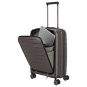 Travelite Air Base - 4 - Rollen - Kabinentrolley mit Vortasche S 55 cm (coffee) - Markenkoffer