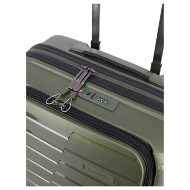 Travelite Air Base - 4 - Rollen - Kabinentrolley mit Vortasche S 55 cm (olive) - Markenkoffer