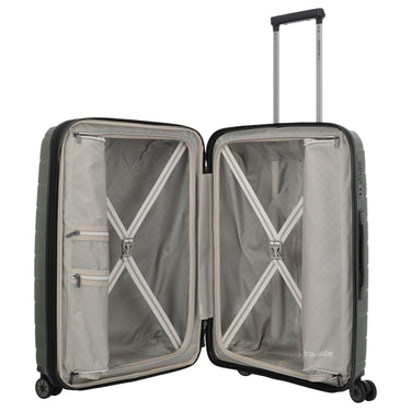 Travelite Air Base - 4 - Rollen - Trolley 67 cm M erw. (olive) - Markenkoffer