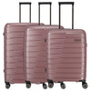 Travelite Air Base - 4-Rollen-Trolley Set 3tlg. erw. (flieder)