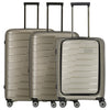 Travelite Air Base - 4-Rollen-Trolley Set 3tlg.  L/M/S Vortasche (champagner)