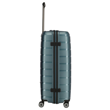 Travelite Air Base - 4 - Rollen - Trolley Set 3tlg. L/M/S Vortasche (iceblue) - Markenkoffer