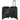 Travelite Air Stripe - 4 - Rollen - Kabinentrolley 55 cm (black) - Markenkoffer
