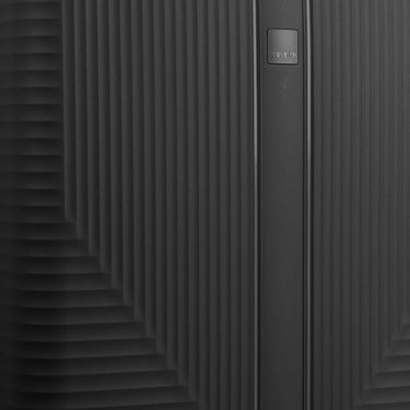 Travelite Air Stripe - 4 - Rollen - Kabinentrolley Slim 55 cm (black) - Markenkoffer