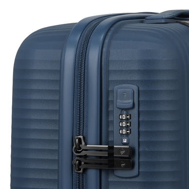 Travelite Air Stripe - 4 - Rollen - Kabinentrolley Slim 55 cm (navy) - Markenkoffer
