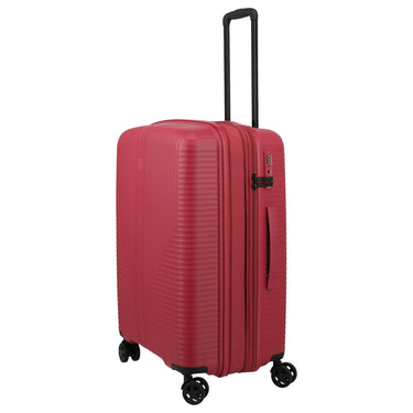 Travelite Air Stripe - 4 - Rollen - Trolley 66 cm erw. (red) - Markenkoffer