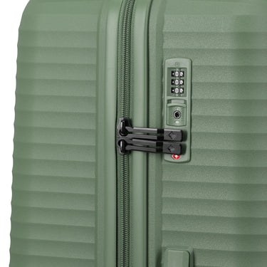 Travelite Air Stripe - 4 - Rollen - Trolley 77 cm (green) - Markenkoffer