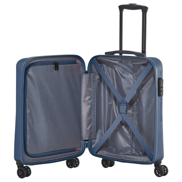 Travelite Bali - 4 - Rollen - Kabinentrolley S 55 cm (blau) - Markenkoffer