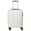Travelite Bali - 4-Rollen-Kabinentrolley S 55 cm (weiß/cognac)