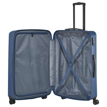 Travelite Bali - 4 - Rollen - Trolley L 77 cm (blau) - Markenkoffer