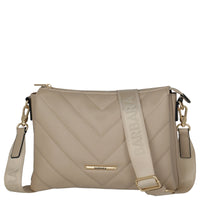 Travelite BARBARA Cozy Crossbody Bag Trio - Umhängetasche 27 cm (sand) - Markenkoffer