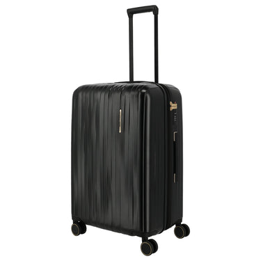 Travelite BARBARA Novelty - 4 - Rollen - Trolley M 65 cm erw. (schwarz) - Markenkoffer