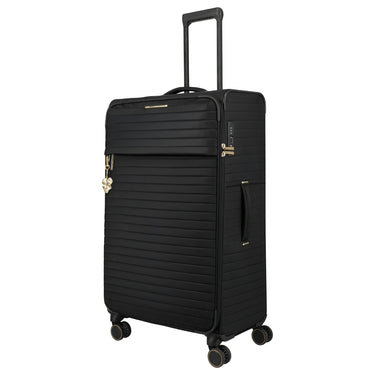 Travelite BARBARA Stepp - 4 - Rollen - Trolley L 80 cm (schwarz, 80 cm) - Markenkoffer