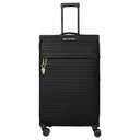 Travelite BARBARA Stepp - 4 - Rollen - Trolley L 80 cm (schwarz, 80 cm) - Markenkoffer