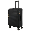 Travelite BARBARA Stepp - 4 - Rollen - Trolley M 68 cm erw. (schwarz, 68 cm) - Markenkoffer