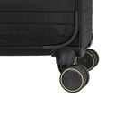 Travelite BARBARA Stepp - 4 - Rollen - Trolley M 68 cm erw. (schwarz, 68 cm) - Markenkoffer