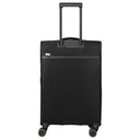 Travelite BARBARA Stepp - 4 - Rollen - Trolley M 68 cm erw. (schwarz, 68 cm) - Markenkoffer