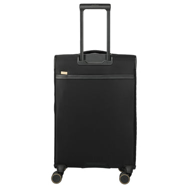 Travelite BARBARA Stepp - 4 - Rollen - Trolley M 68 cm erw. (schwarz, 68 cm) - Markenkoffer