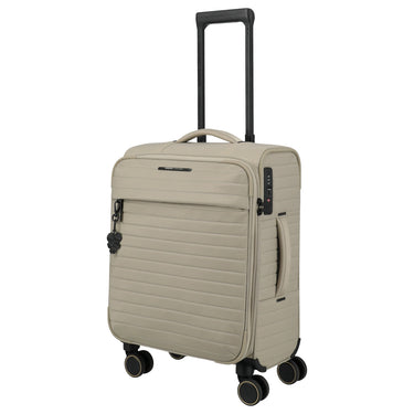Travelite BARBARA Stepp - 4 - Rollen - Trolley S 55 cm erw. (satin nude, 55 cm) - Markenkoffer