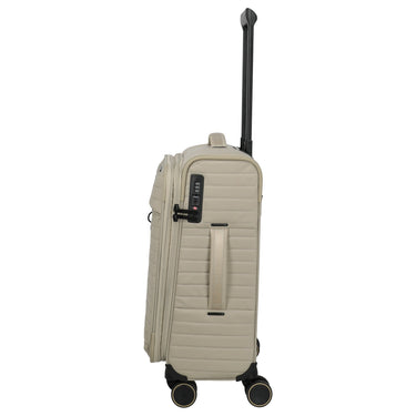 Travelite BARBARA Stepp - 4 - Rollen - Trolley S 55 cm erw. (satin nude, 55 cm) - Markenkoffer