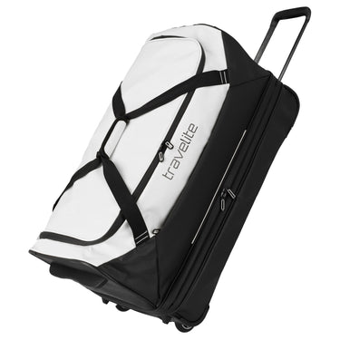Travelite Basics - Rollenreisetasche Plane 98/119L 70 cm erw. (weiß) - Markenkoffer