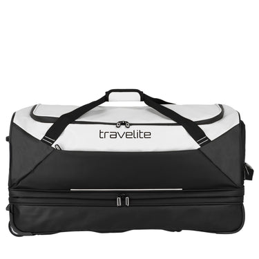 Travelite Basics - Rollenreisetasche Plane 98/119L 70 cm erw. (weiß) - Markenkoffer