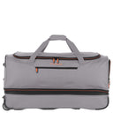 Travelite Basics - Rollenreisetasche 98/119L 70 cm erw. (grau/orange) - Markenkoffer
