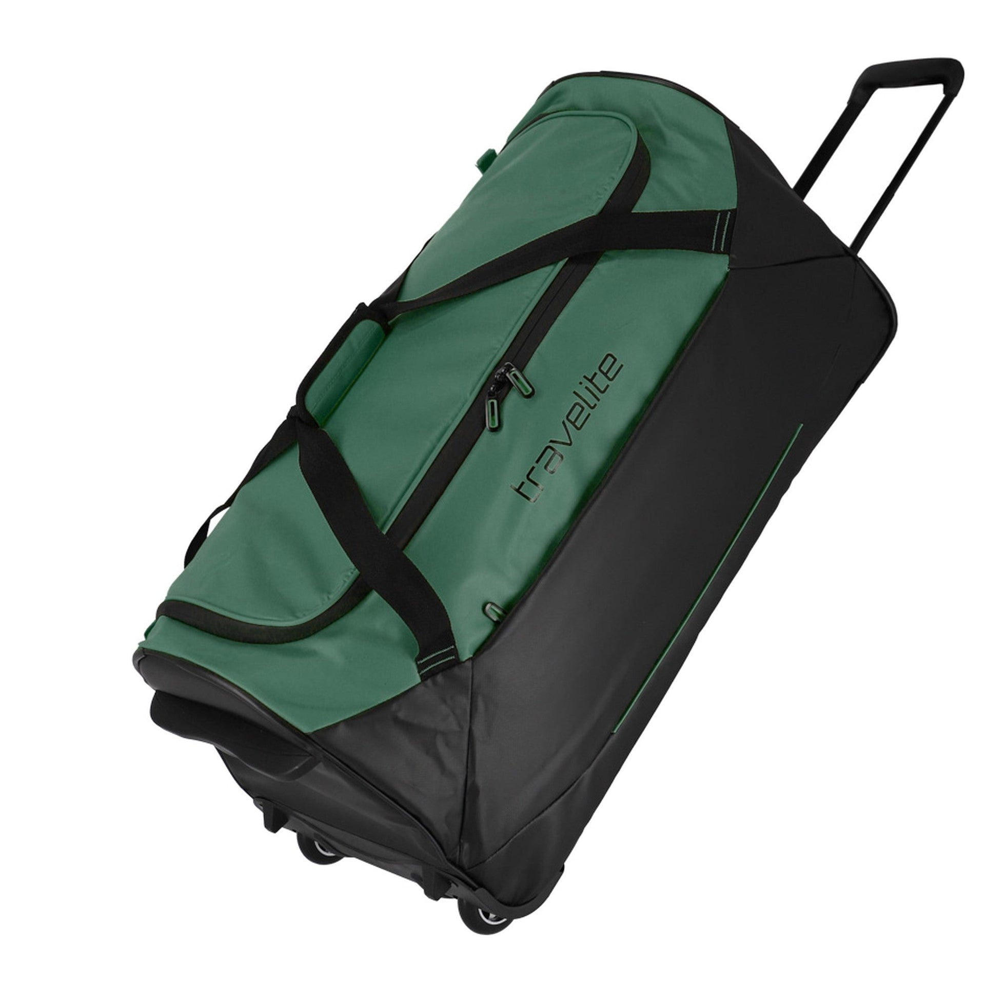 Travelite Basics Rollenreisetasche Grün – Markenkoffer