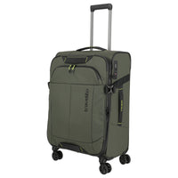 Travelite Briize - 4 - Rollen - Trolley M 67 cm erw. (khaki) - Markenkoffer
