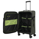 Travelite Briize - 4 - Rollen - Trolley M 67 cm erw. (khaki) - Markenkoffer