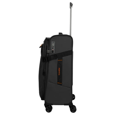 Travelite Briize - 4 - Rollen - Trolley M 67 cm erw. (schwarz) - Markenkoffer