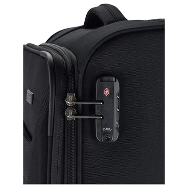 Travelite Chios - 4 - Rollen - Kabinentrolley S 55 cm (schwarz) - Markenkoffer