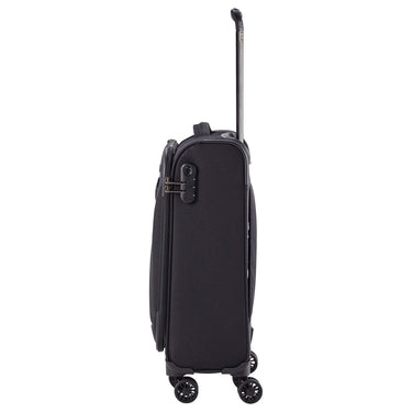 Travelite Chios - 4 - Rollen - Kabinentrolley S 55 cm (schwarz) - Markenkoffer