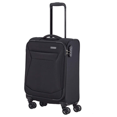 Travelite Chios - 4 - Rollen - Kabinentrolley S 55 cm (schwarz) - Markenkoffer