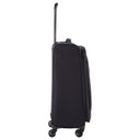 Travelite Chios - 4 - Rollen - Trolley M 67 cm erw. (schwarz) - Markenkoffer