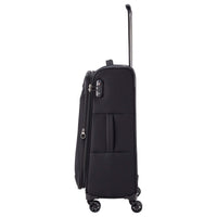 Travelite Chios - 4-Rollen-Trolley M 67 cm erw. (schwarz) - Ansicht 3