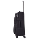 Travelite Chios - 4 - Rollen - Trolley M 67 cm erw. (schwarz) - Markenkoffer
