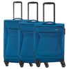 Travelite Chios - 4-Rollen-Trolley Set 3tlg. (petrol)