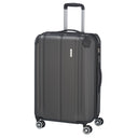 Travelite City - 4 - Rollen - Trolley erw. M 68 cm (anthrazit) - Markenkoffer