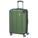 Travelite City - 4 - Rollen - Trolley erw. M 68 cm (grün) - Markenkoffer