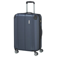 Travelite City - 4-Rollen-Trolley erw. M 68 cm (marine) - Ansicht 2