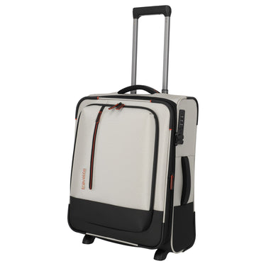 Travelite Crosslite - 2 - Rollen - Kabinentrolley S 54 cm erw. (natur) - Markenkoffer
